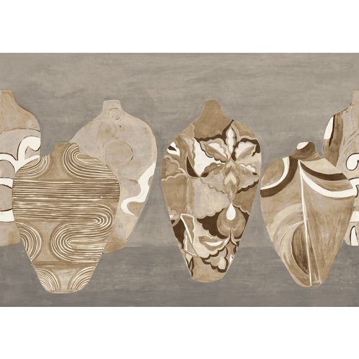 Hiva, absztrakt mintás tapéta, színes tapéta, tapéta nappaliba