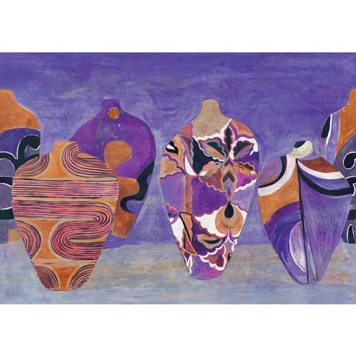 Hiva, absztrakt mintás tapéta, színes tapéta, tapéta nappaliba