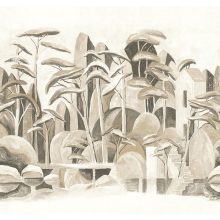 Cerreto , tájkép mintás tapéta, tapéta nappaliba