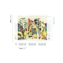 Cerreto , tájkép mintás tapéta, tapéta nappaliba