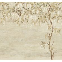 Patio, fa mintás tapéta, virágos tapéta, tapéta nappaliba