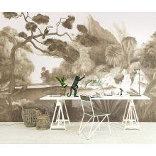 Toucan, trópusi mintás tapéta, tájkép mintás tapéta