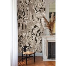Tresor, növény mintás tapéta, levél mintás tapéta, tapéta nappaliba