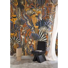 Tresor, növény mintás tapéta, levél mintás tapéta, tapéta nappaliba