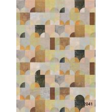 Arc, geometriai mintás tapéta, tapéta gyerekszobába