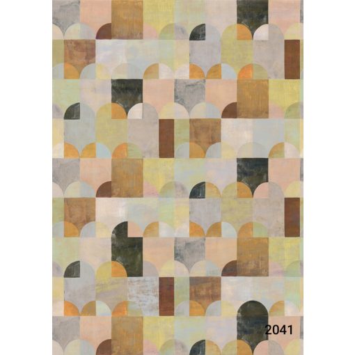 Arc, geometriai mintás tapéta, tapéta gyerekszobába