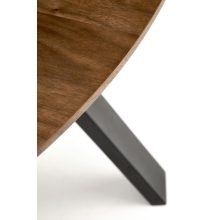 Kerek fa hatású étkezőasztal