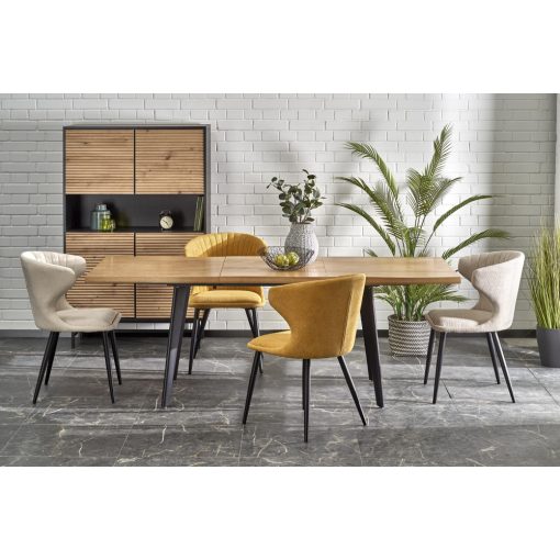  manhattan étkezőasztal, bővíthető étkezőasztal, fa étkezőasztal, kihúzható étkezőasztal