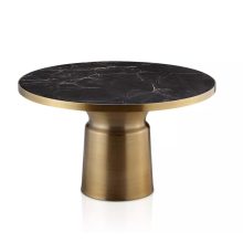 Fekete márvány lerakóasztal , porcelán lerakóasztal,  szálcsiszolt acél lerakóaszta, márvány mintás asztal, asztal nappaliba