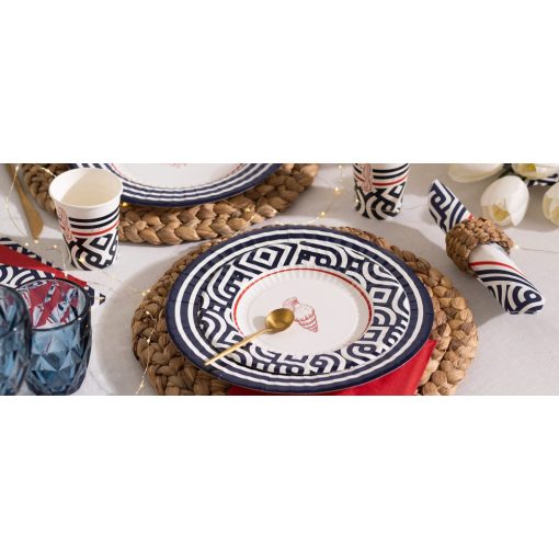 Party dekoráció, design szalvéta, kertiparty dekor, zsúr dekoráció, party evőeszköz