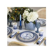 Vintage tányér, papírtányér, party dekoráció, kertiparty dekor, zsúr dekoráció, party evőeszköz