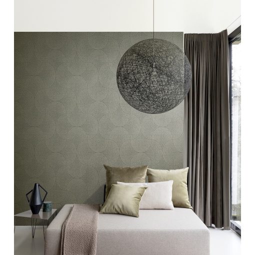 Earth csíkos tapéta, tapéta lineáris mintával, geometriai mintás tapéta