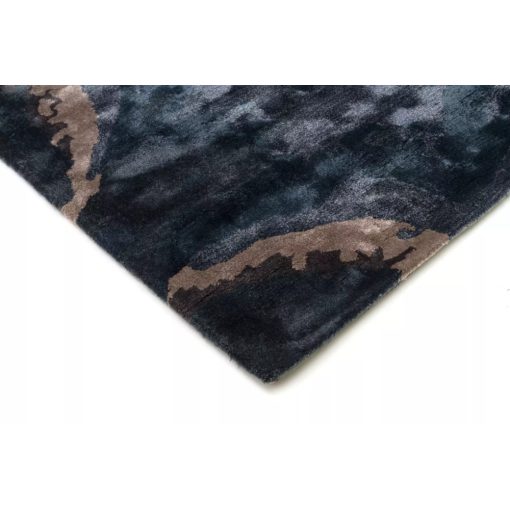 Kézzel szőtt kék szőnyeg