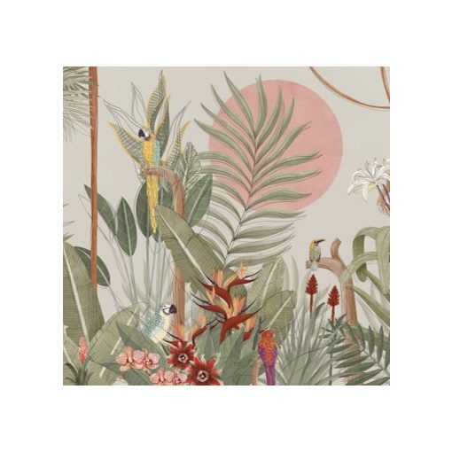 Zanzibar     Tapéta vidám, trópusi mintázattal