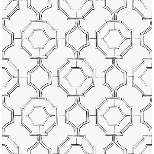 Gallina  geometriai mintás tapéta, tapéta dolgozószobába