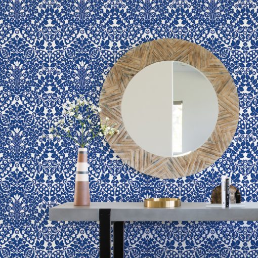 Marni virág mintás tapéta, tapéta nappaliba, damaszt hatású tapéta