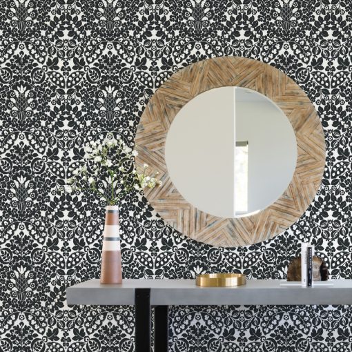 Marni virág mintás tapéta, tapéta nappaliba, damaszt hatású tapéta