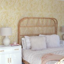 Bannon  növény mintás tapéta, levél mintás tapéta