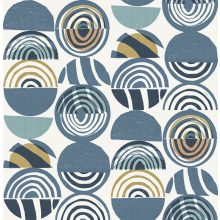 Mahe  geometriai mintás tapéta, tapéta előszobába