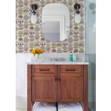 Mahe  geometriai mintás tapéta, tapéta előszobába