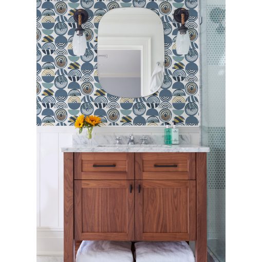 Mahe  geometriai mintás tapéta, tapéta előszobába