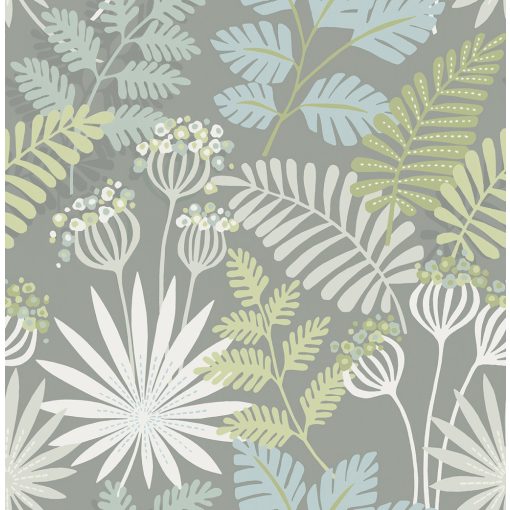 Praslin virág mintás tapéta, levél mintás tapéta