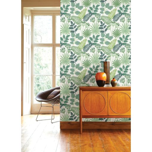 Praslin virág mintás tapéta, levél mintás tapéta