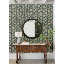 Sisu virág mintás tapéta, tapéta gyerekszobába