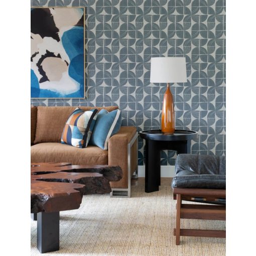 Baxter geometriai mintás tapéta, tapéta nappaliba