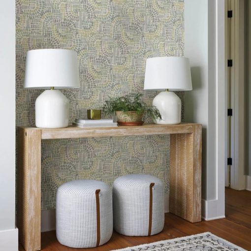 Wanderer Mosiac  mozaik mintás tapéta, egyedi mintás tapéta, tapéta hálószobába