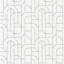 Integrity geometriai mintás tapéta, textil hatású tapéta, tapéta előszobába