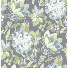 Valdivian virágos tapéta, színes tapéta, tapéta gyerekszobába