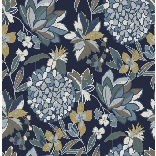 Valdivian virágos tapéta, színes tapéta, tapéta gyerekszobába