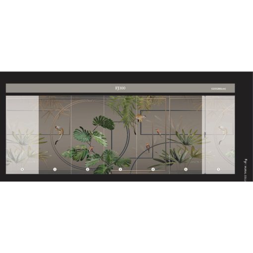 Monkey and birds design