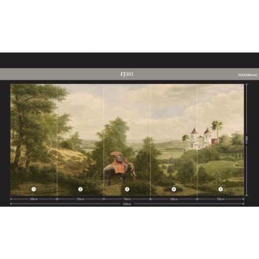 Forest and elephant design