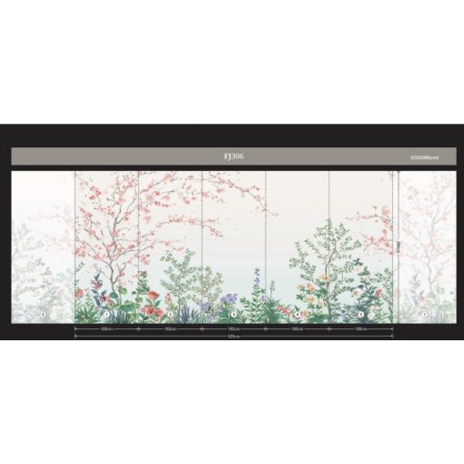 Colorful flower design