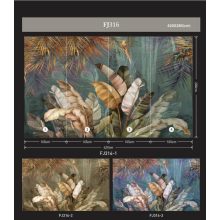 Tropical leaves design