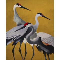 Yellow Cranes