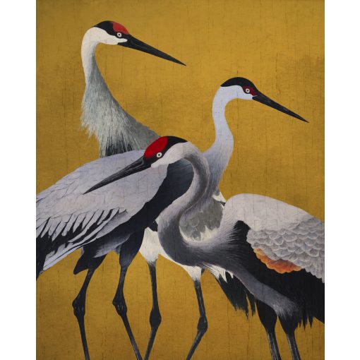 Yellow Cranes