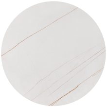 Elegáns kétrészes lerakóasztal márvány mintás lerakóasztal, arany lerakóasztal