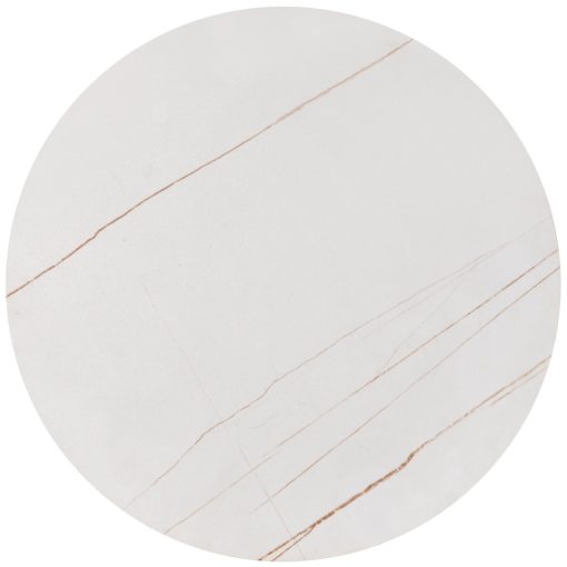 Elegáns kétrészes lerakóasztal márvány mintás lerakóasztal, arany lerakóasztal