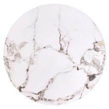 Elegáns kétrészes márvány lerakóasztal, márvány mintás lerakóasztal, fekete lerakóasztal, arany lerakóasztal