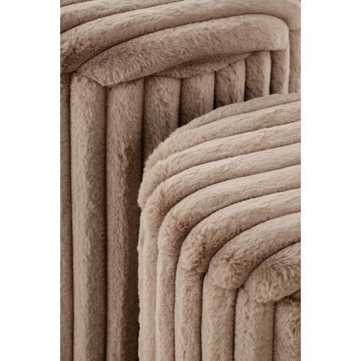 Puff szett  belső tárolóval Krém 