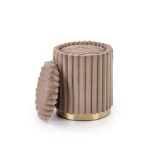 Puff szett  belső tárolóval Krém 