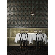 Gatsby növény mintás tapéta, geometriai mintás tapéta