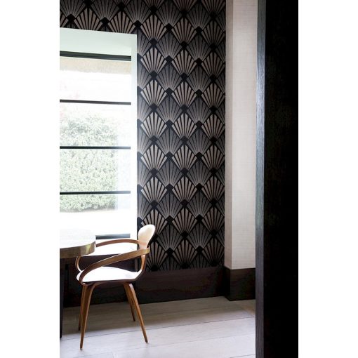 Gatsby növény mintás tapéta, geometriai mintás tapéta