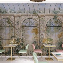 Giardino d'inverno     Egyedi trópusi hangulatú tapéta