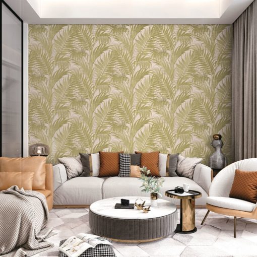 Tropical palm leaf, trópusi tapéta, mintás tapéta, levél mintás tapéta, leveles tapéta