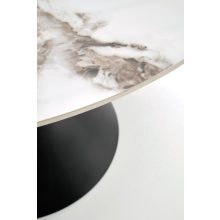 Fekete márvány bővíthető asztal