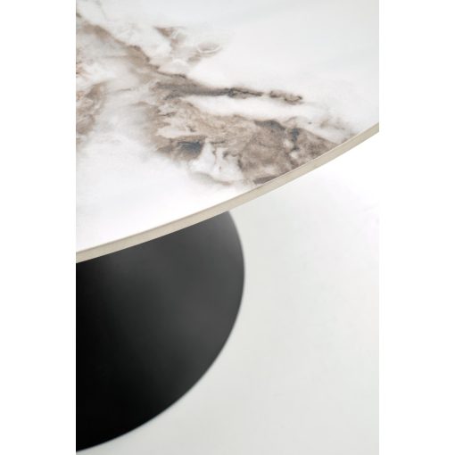 Fekete márvány bővíthető asztal